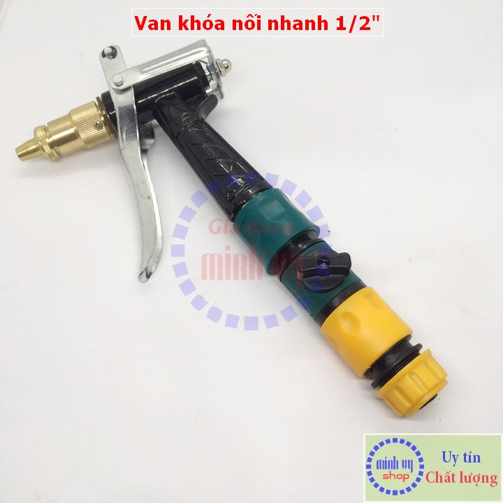 Van khóa ống nước hai đầu nối nhanh siêu tiện dụng -vanxanh