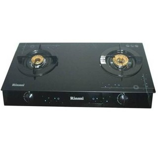 Bếp gas rinnai rv-7double glass