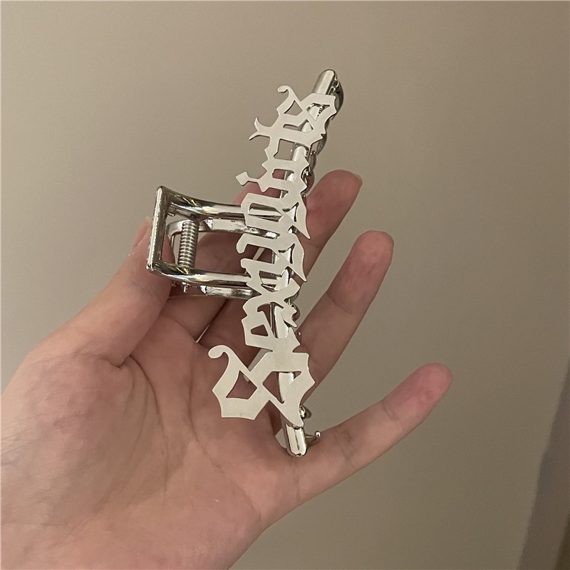 Kẹp tóc kim loại đơn giản thời trang cho nữ