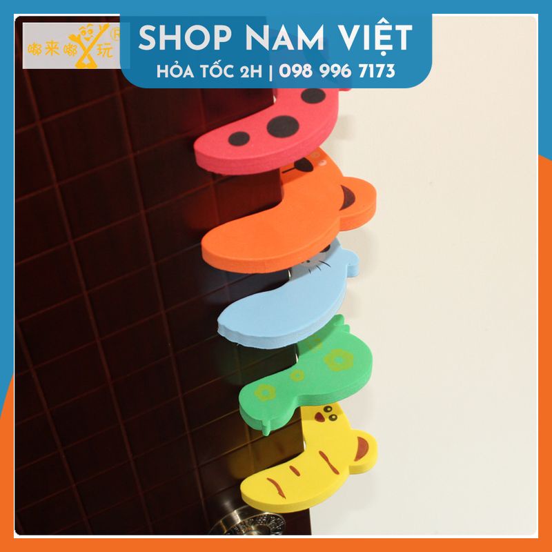 Miếng Xốp Chặn Cửa, Bọc Cạnh Bàn Chống Kẹt Tay Cho Bé