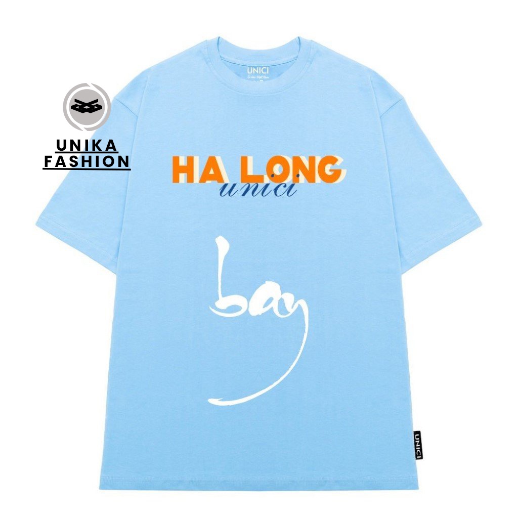 Áo thun UNIKA HẠ LONG BAY tay lỡ form rộng phong cách unisex Hàn Quốc UNC01