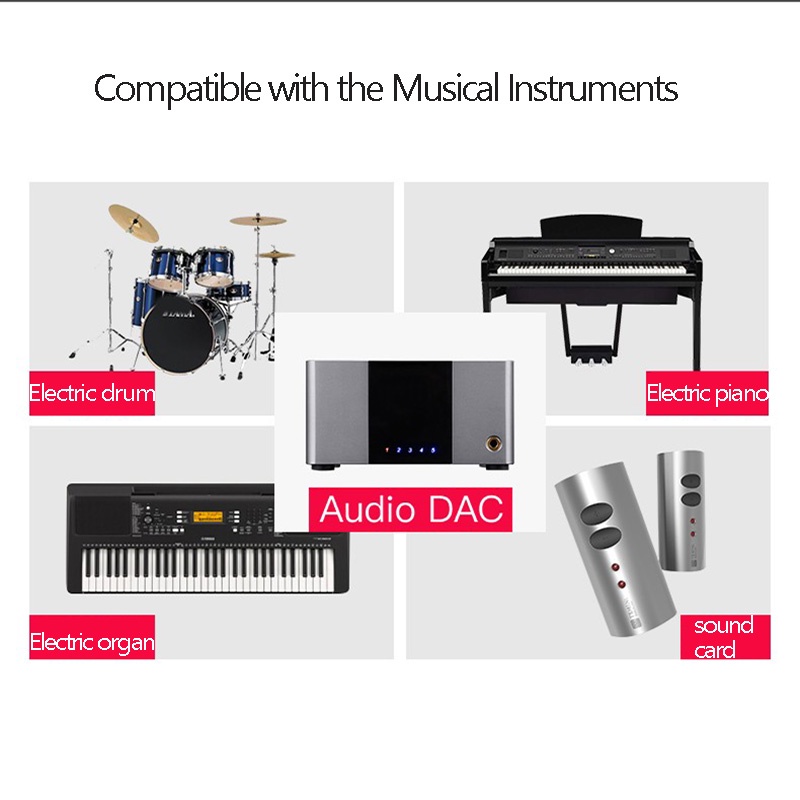 Cáp OTG 1.2M chuyển đổi cổng cắm USB Type C sang MIDI kết nối nhạc cụ /di động