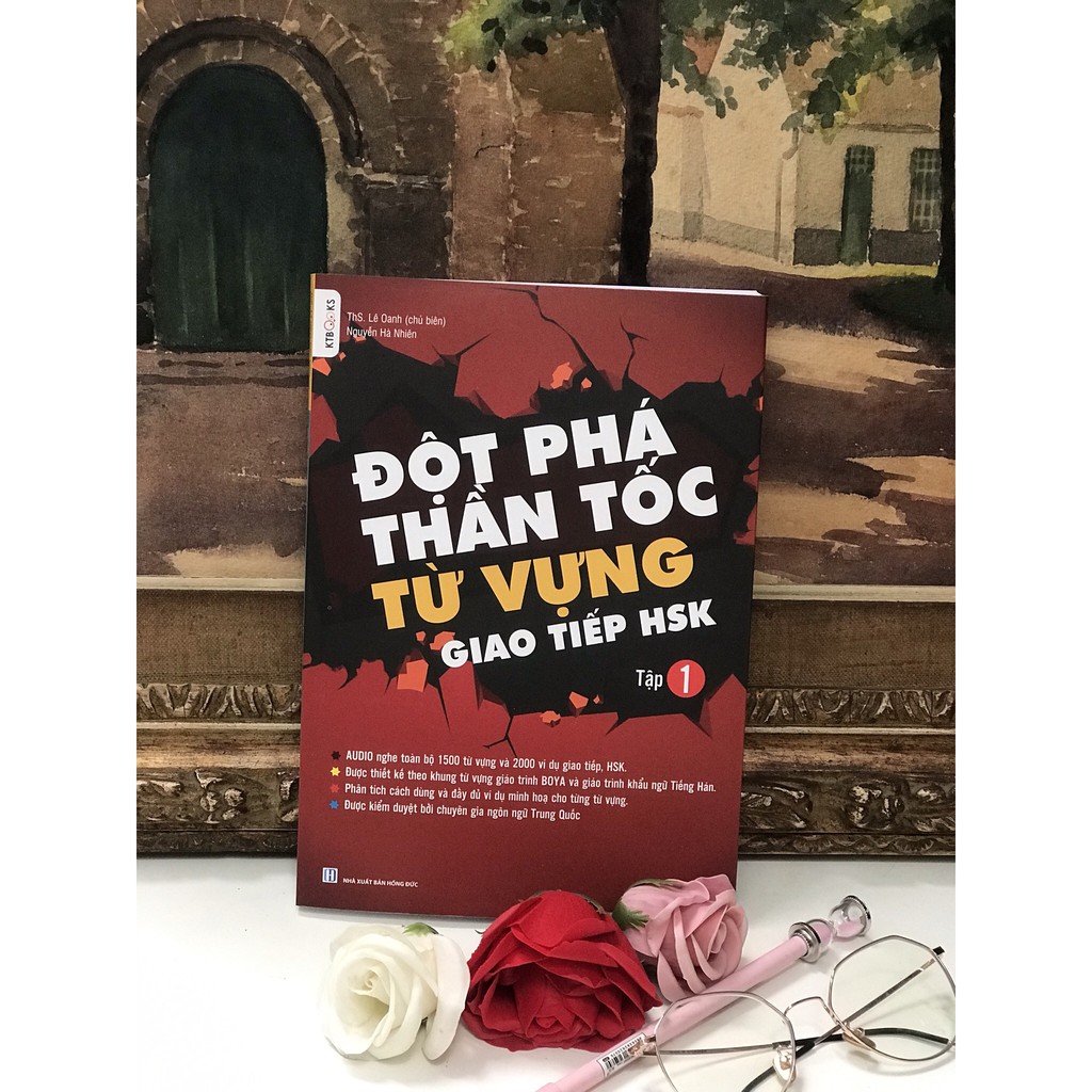 Sách - Combo: Đột Phá Thần Tốc Từ Vựng Giao Tiếp HSK + 5099 từ vựng HSK1- HSK6 + DVD