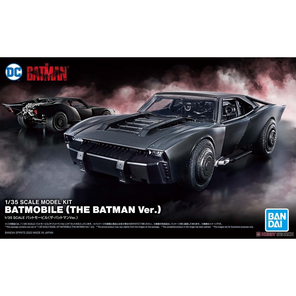 Bộ đồ chơi lắp ráp 1/35 SCALE MODEL KIT BATMOBILE (THE BATMAN Ver.) BANDAI