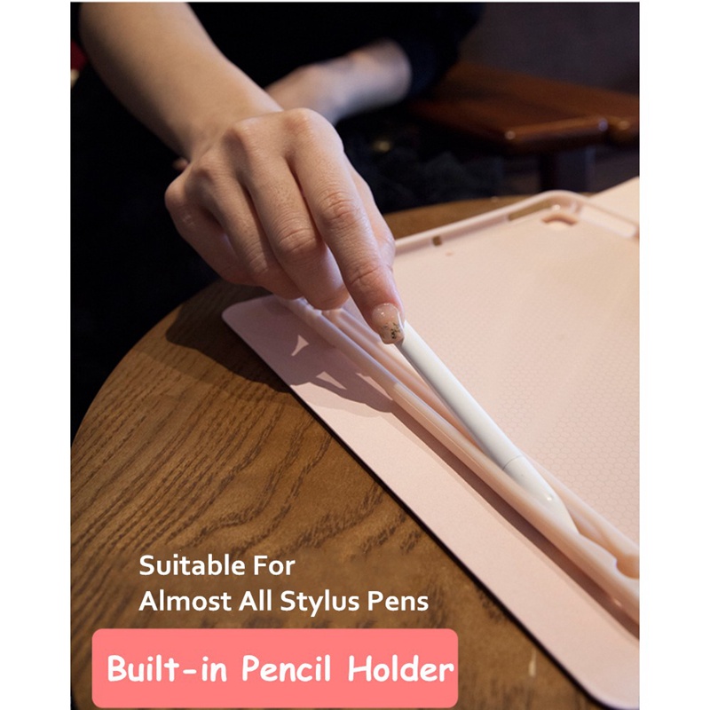 Bao da máy tính bảng NIXXOS có ngăn bút thích hợp cho IPad 9.7 5th 6th 10.2 7th 8th 9th Air1/2/3/4Pro 11Pro 10.5 9.7
