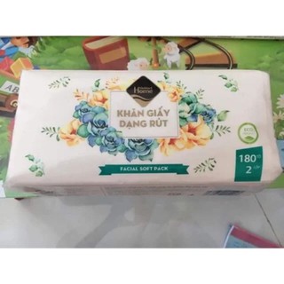Khăn giấy rút Vinmart home 180 tờ