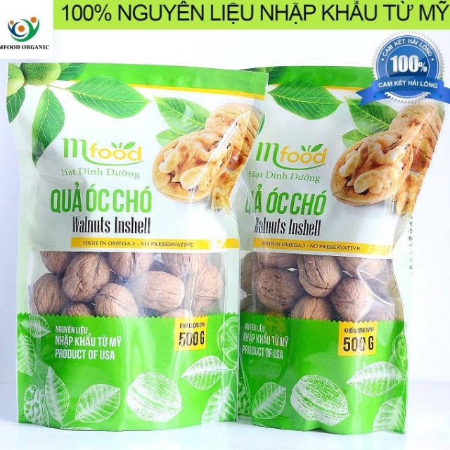 500g Hạt Óc Chó Vàng Mỹ