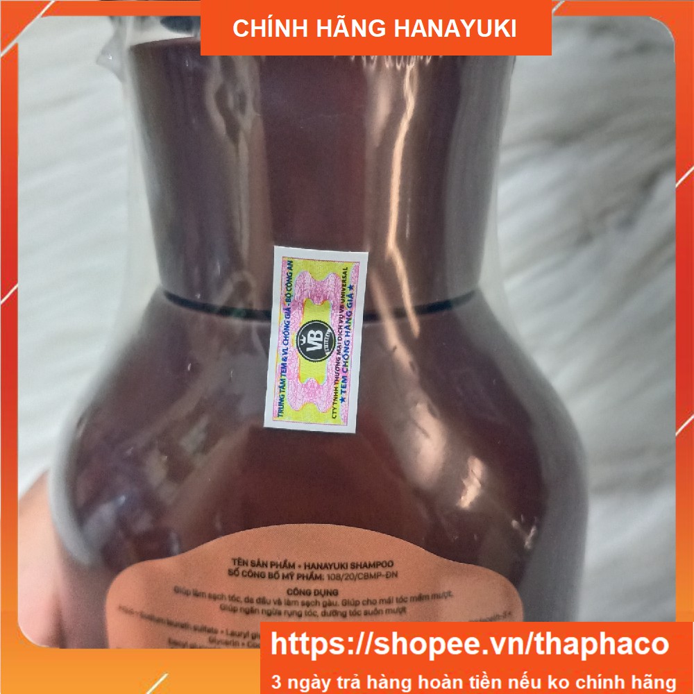 Combo Dầu gội Hanayuki Shampoo 300g - Dầu xả Hanayuki Conditioner Chai 300gr Date 2023