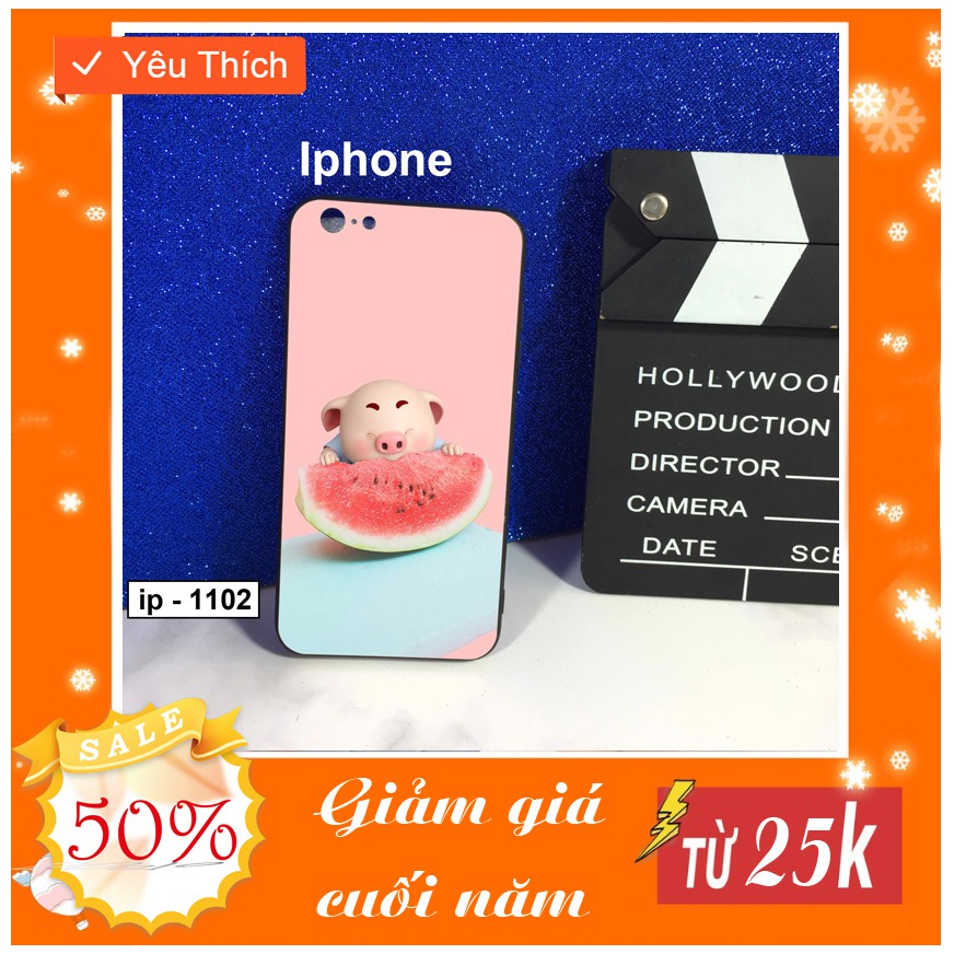 Ốp Iphone Ốp Bộ Hình Con Heo In 3D cực đẹp