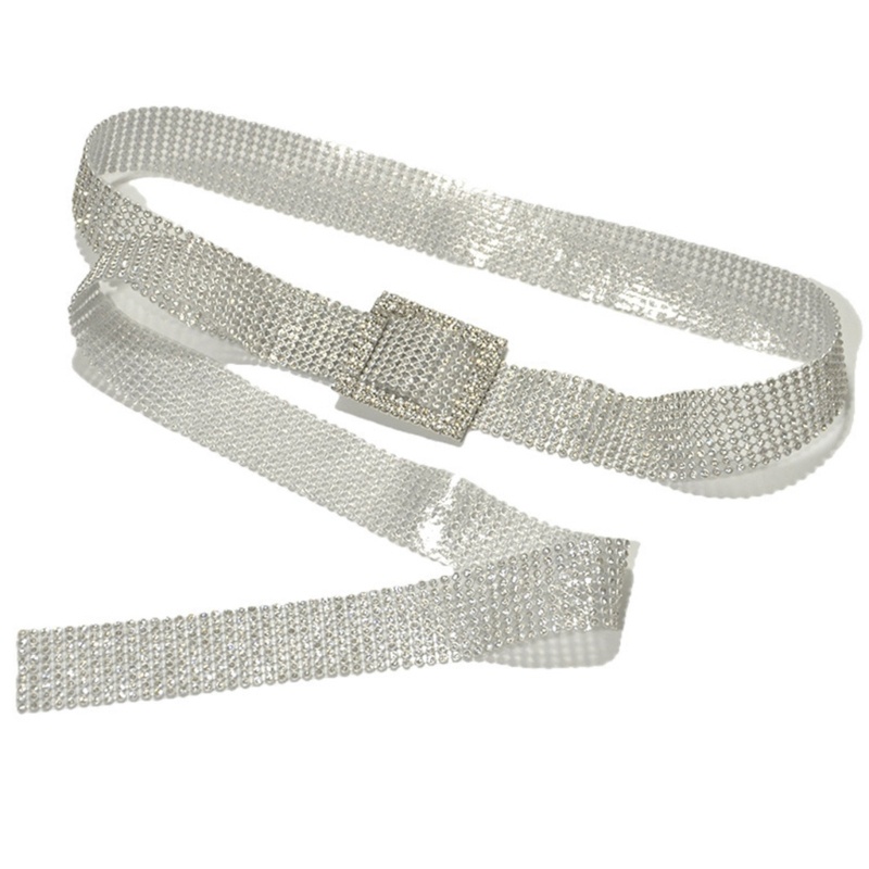 Thắt Lưng Đính Kim Cương Giả Lấp Lánh Cho Nữ