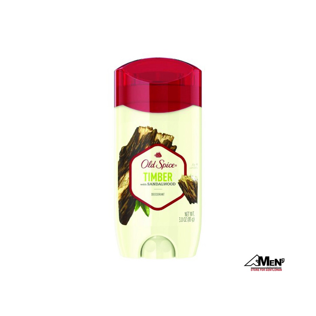 Lăn Khử Mùi Old Spice Inspired By Nature Collection Timber With Sandalwood 85Gr (Sáp Xanh)