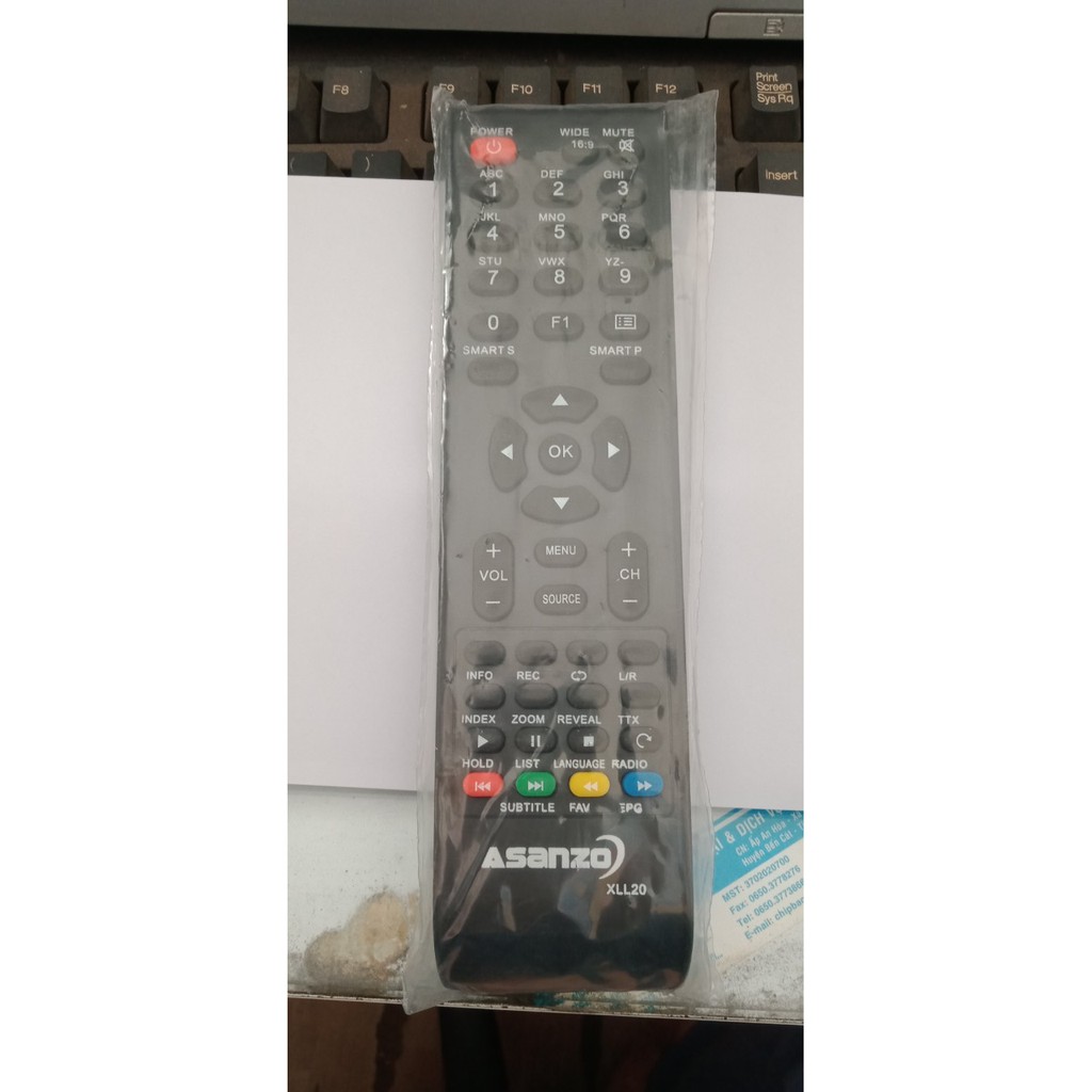 Điều khiển remote TV ASANZO SMART