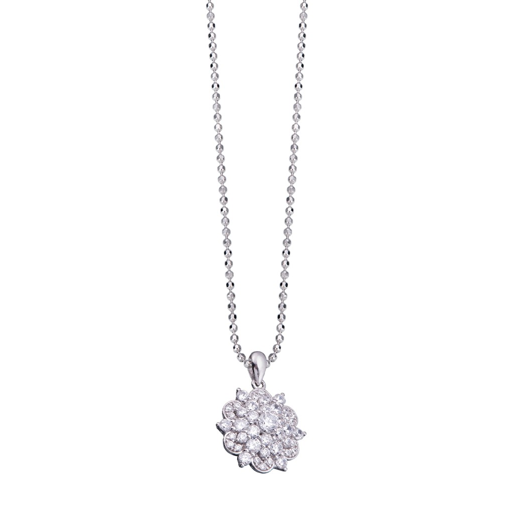 Mặt dây chuyền bạc đính đá PNJSilver XMXMK000245