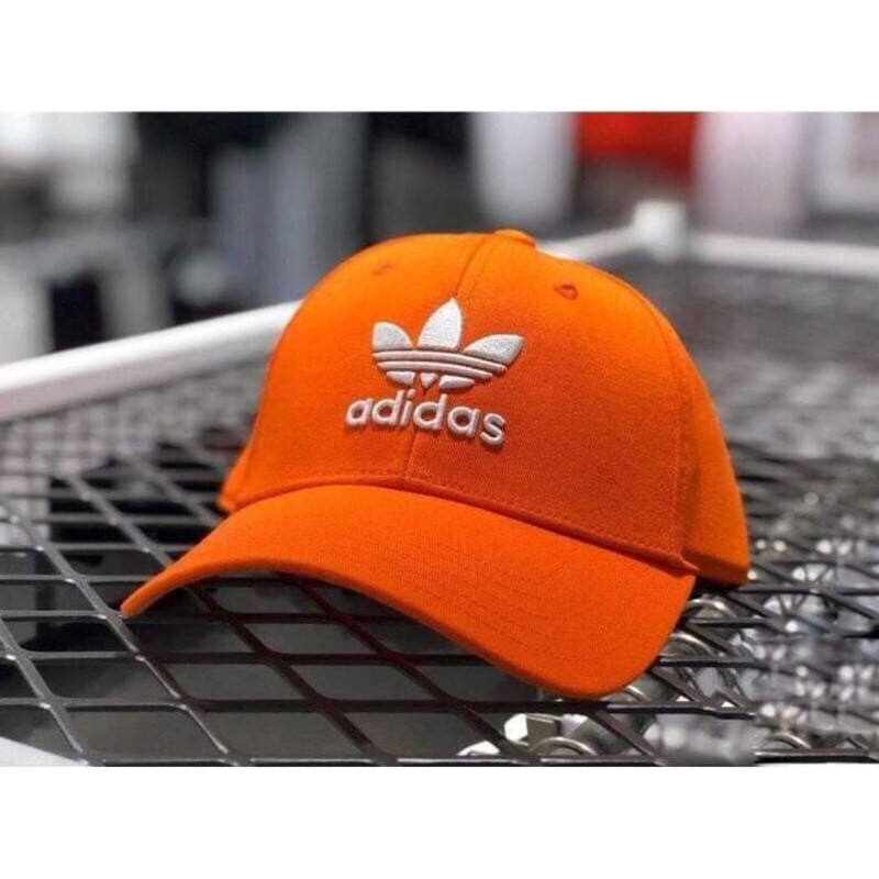 ADIDAS Trefoil Logo Baseball Cap/ Mũ adidas ba lá màu cam