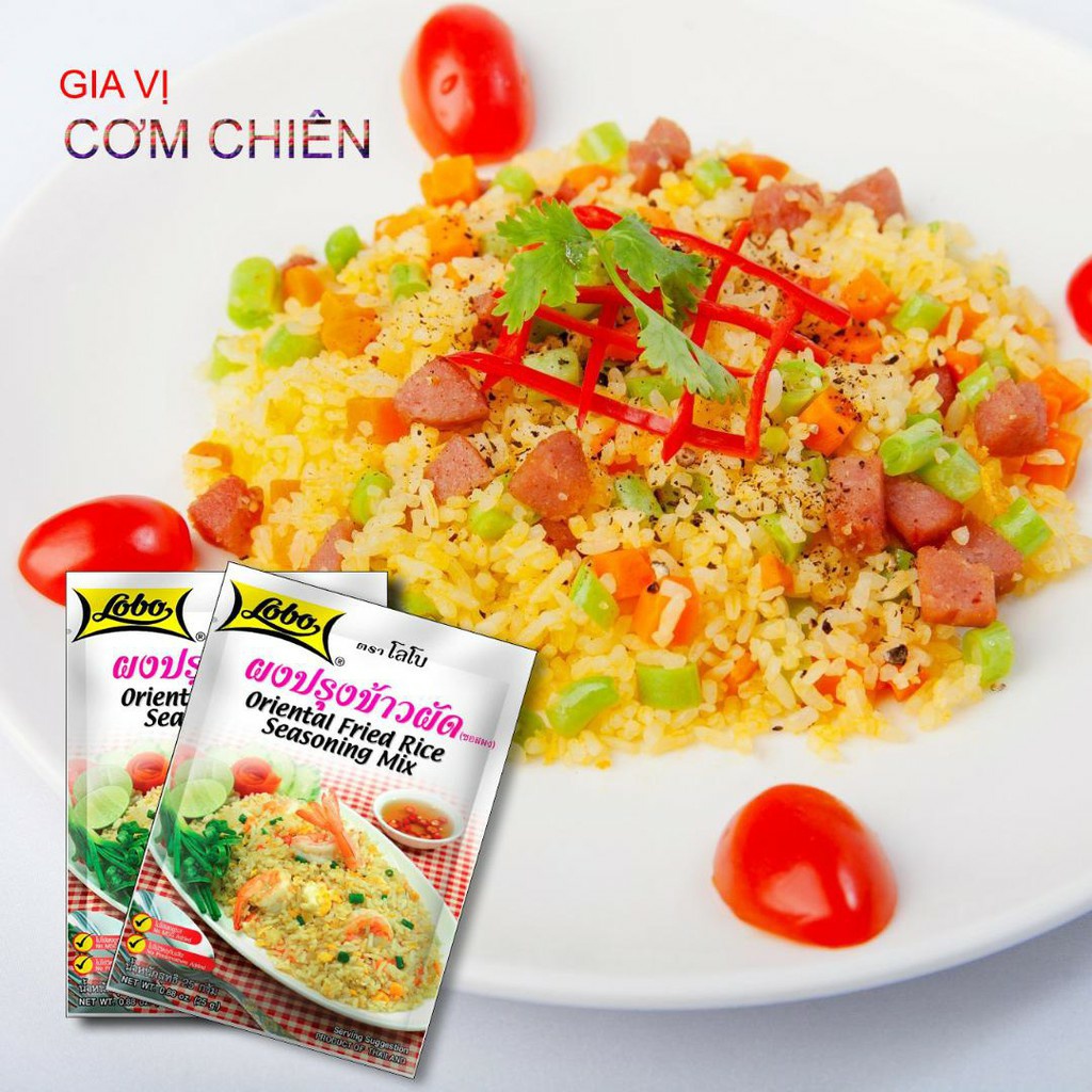 [Lobo Thái] Gia vị chiên cơm rang cơm gói 25gr  Hàng nhập khẩu chính hãng