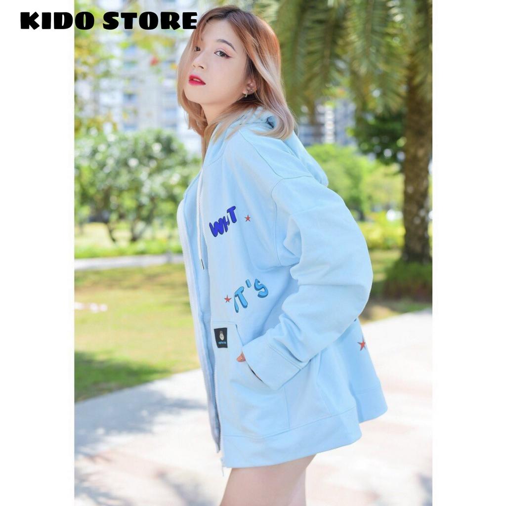 Áo khoác hoodie nỉ nam nữ form rộng thiết kế mới lạ độc đáo phong cách hàn tpc  của gkm_fashion