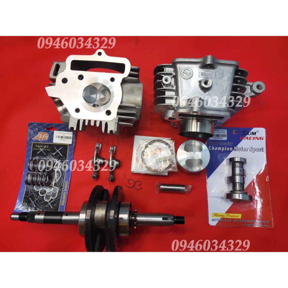 full bộ đầu lòng 49cc trái 54 đi dên đen lớn má  98