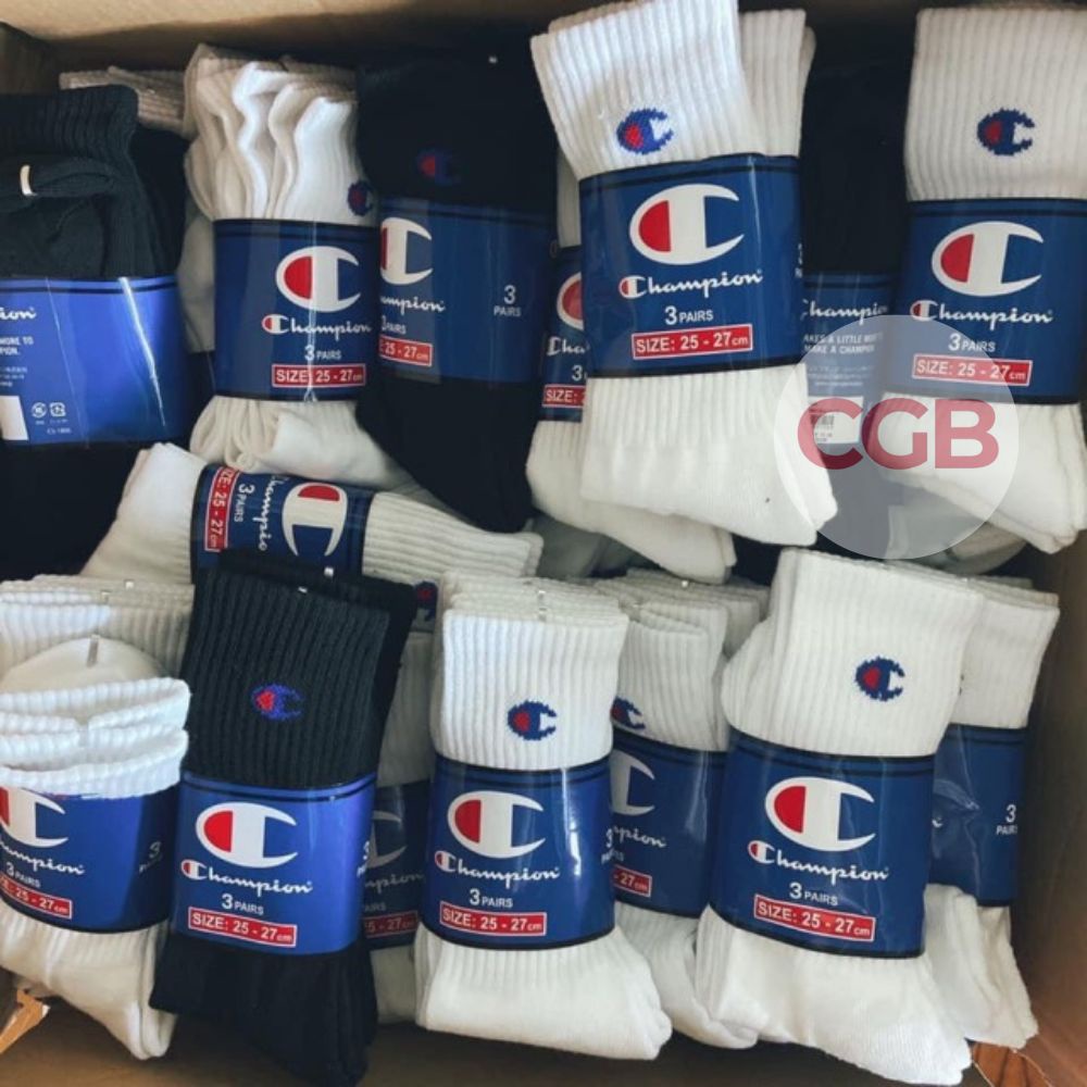 Vớ/Tất 𝗖𝗛𝗔𝗠𝗣𝗜𝗢𝗡 Cổ Cao - Công Nghệ Thấm hút mồ hôi cực tốt