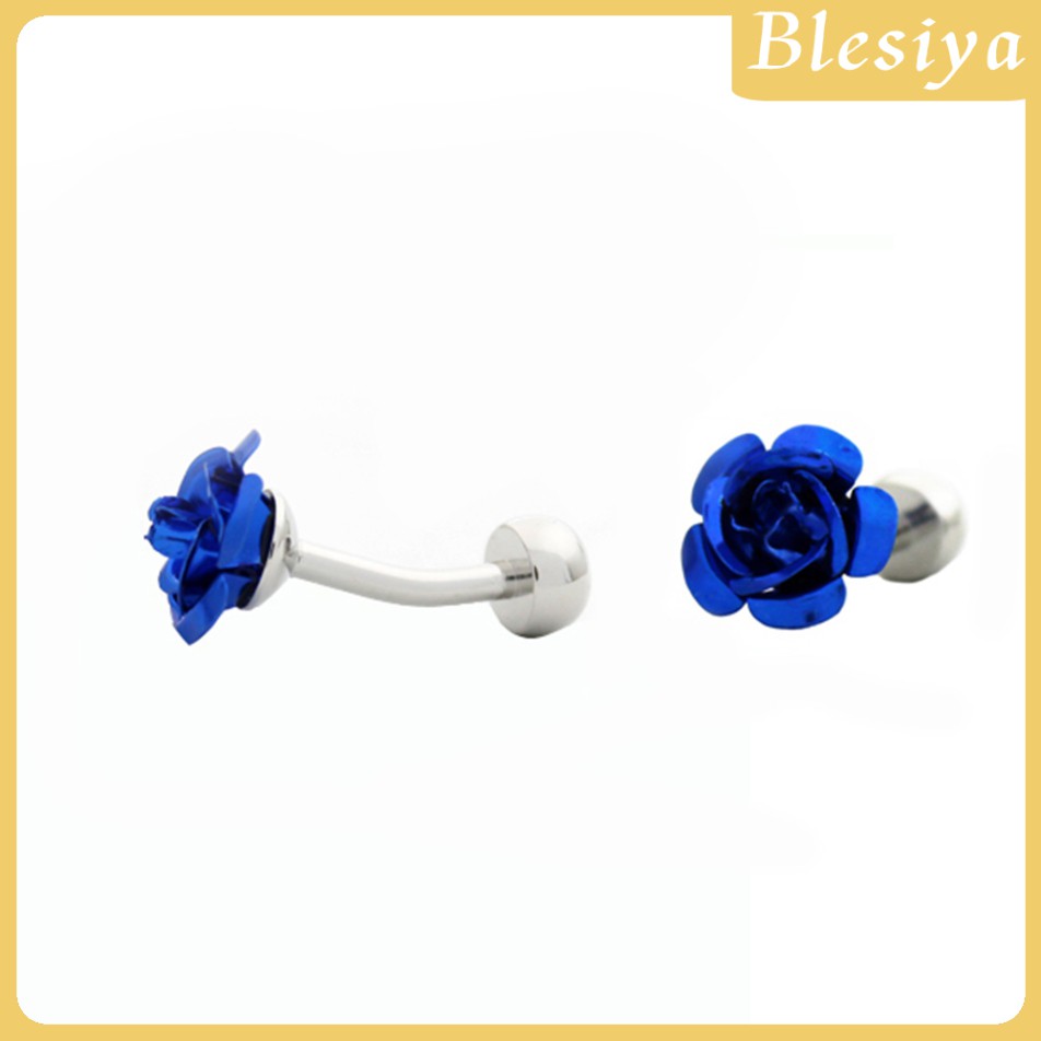 [Blesiya] Khuy Măng Sét Hoa Hồng Phong Cách Pháp