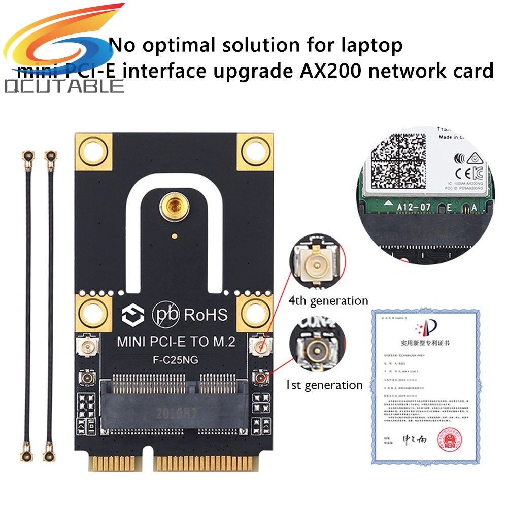 Mô đun chuyển đổi thẻ M.2 Key sang Mini PCI-E không dây NGFF WiFi Bluetooth