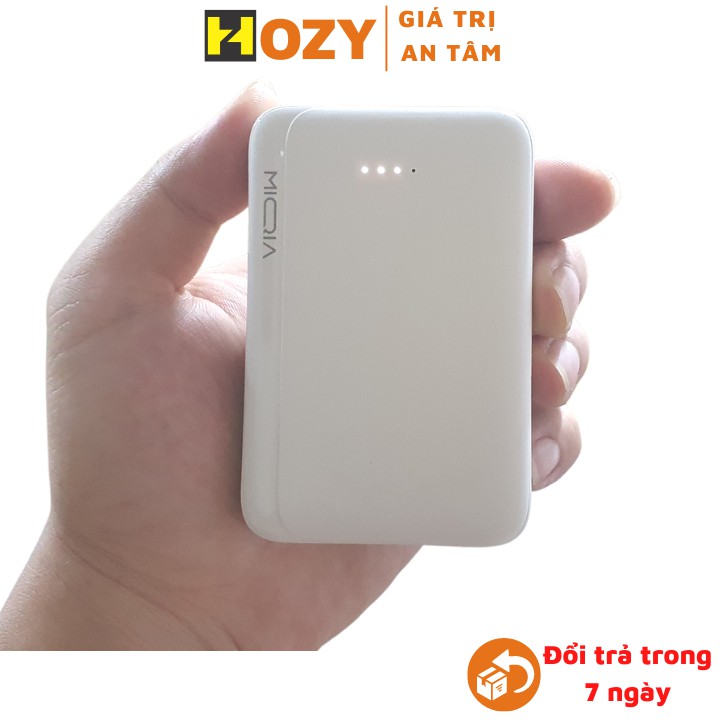 PIN SẠC DỰ PHÒNG MIQIA 10.000mah sạc nhanh 2.1A dung lượng thật