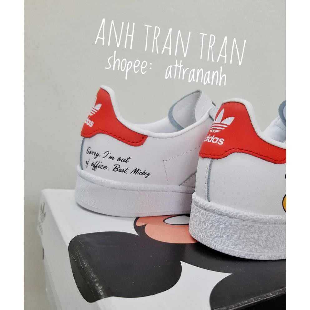 SẴN Giày adidas superstar Mickey (hình thật cuối) BH 2 Năm 2020 New Có Sẵn . * *