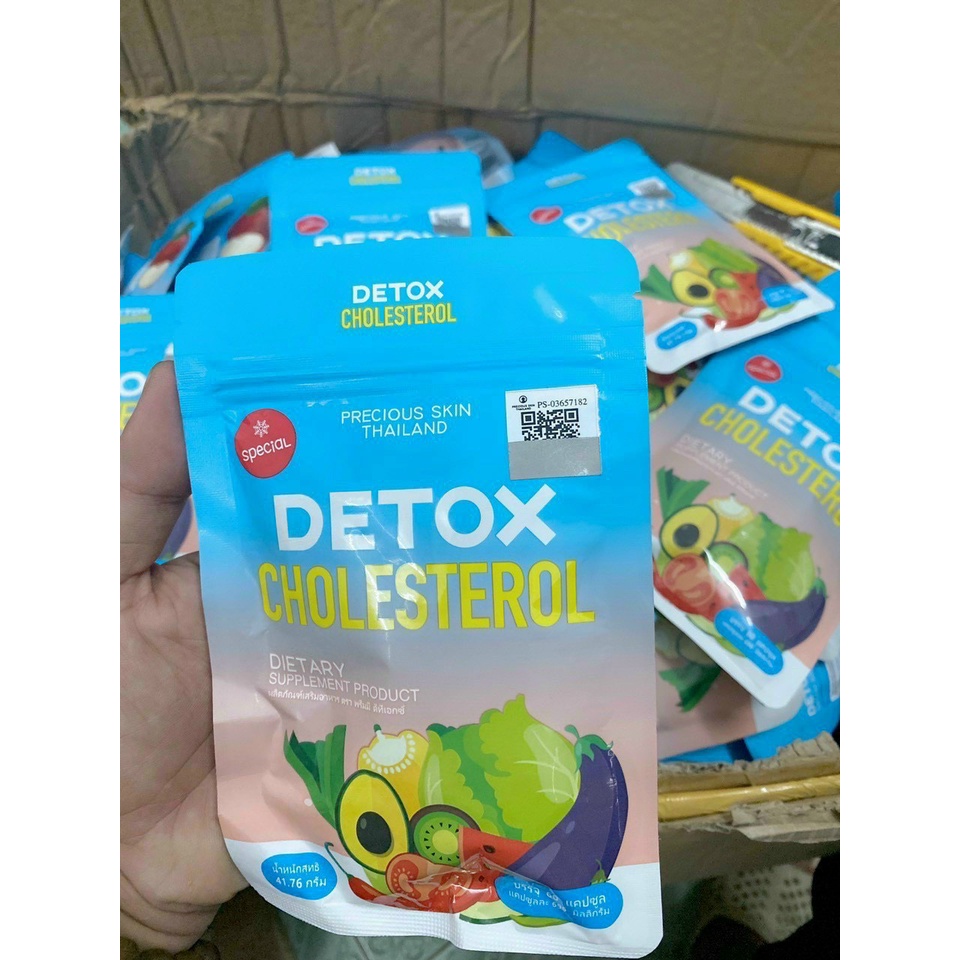 Detox cholesterol giấm táo - Thái Lan