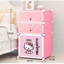 TỦ GHÉP ĐẦU GIƯỜNG DOREMON KITTY