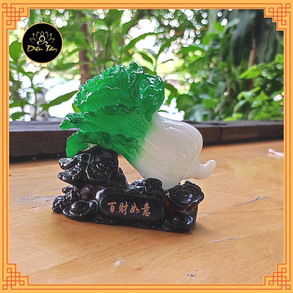Bắp cải phong thủy đồ phong thủy chiêu tài hút lộc trang trí nhà cửa, bàn làm việc Diệu Tâm