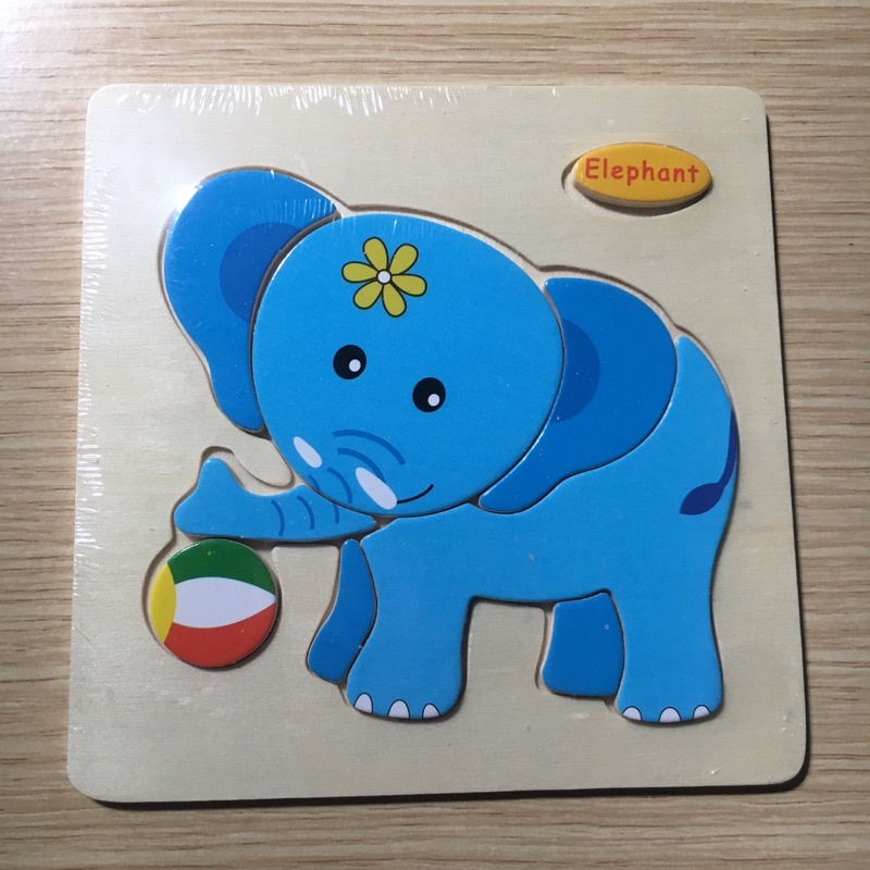 Tranh Xếp Hình Lắp Ráp 3D MICLIK  Bằng Gỗ Cho Bé - Đồ Chơi Thông Minh Cho Bé