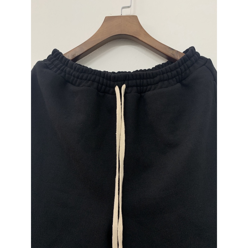 Quần Short Nam Nữ Unisex Dáng Lửng Trơn siêu mát co dãn sợi vải tự nhiên