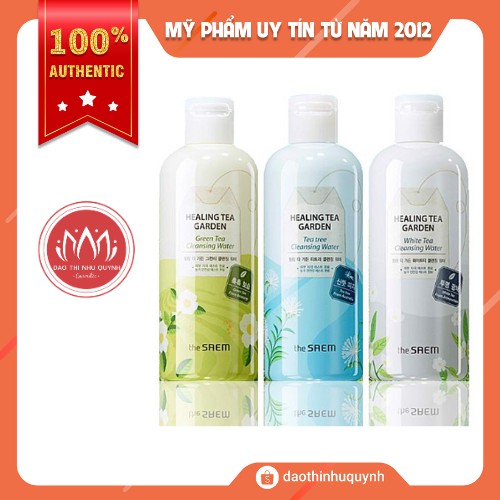 Tẩy Trang The Saem Healing Tea Cleansing Water 300ml TheSaem Tea Tree | Green Tea | White Tea daothinhuquynh