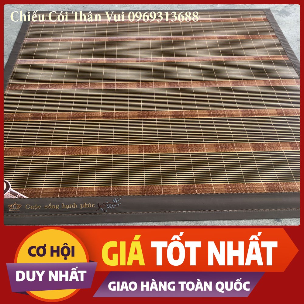 Chiếu Trúc Hạnh Phúc ❤️FREESHIP❤️ Hàng Cao Cấp Bóng Mịn