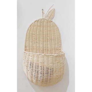 Giỏ mây treo tường decor ( quả táo )
