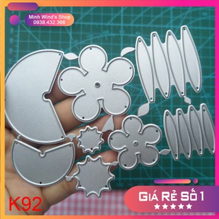 K92 - Khuôn Kim Loại Cắt Hoa Thanh Liễu Chất Liệu Thép Cabon Dùng Kèm Máy Cắt Khuôn Thép