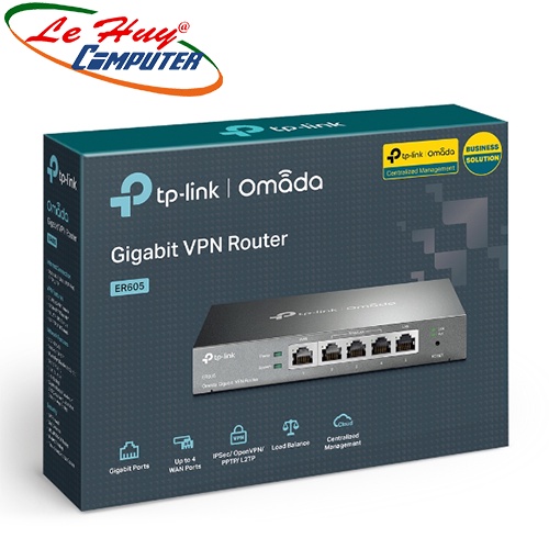 Bộ định tuyến VPN Omada Gigabit TP-Link ER605