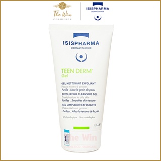 [CHÍNH HÃNG] [ GIÁ SỈ] TEEN DERM GEL ISIS PHARMA - Gel rửa mặt, giảm nhờn, ngừa mụn Date 2028