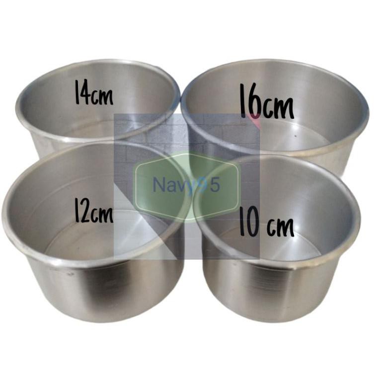 Chảo Chiên Hình Tròn Không Có Đầu Nối 10cm 12cm 14cm 16cm 989