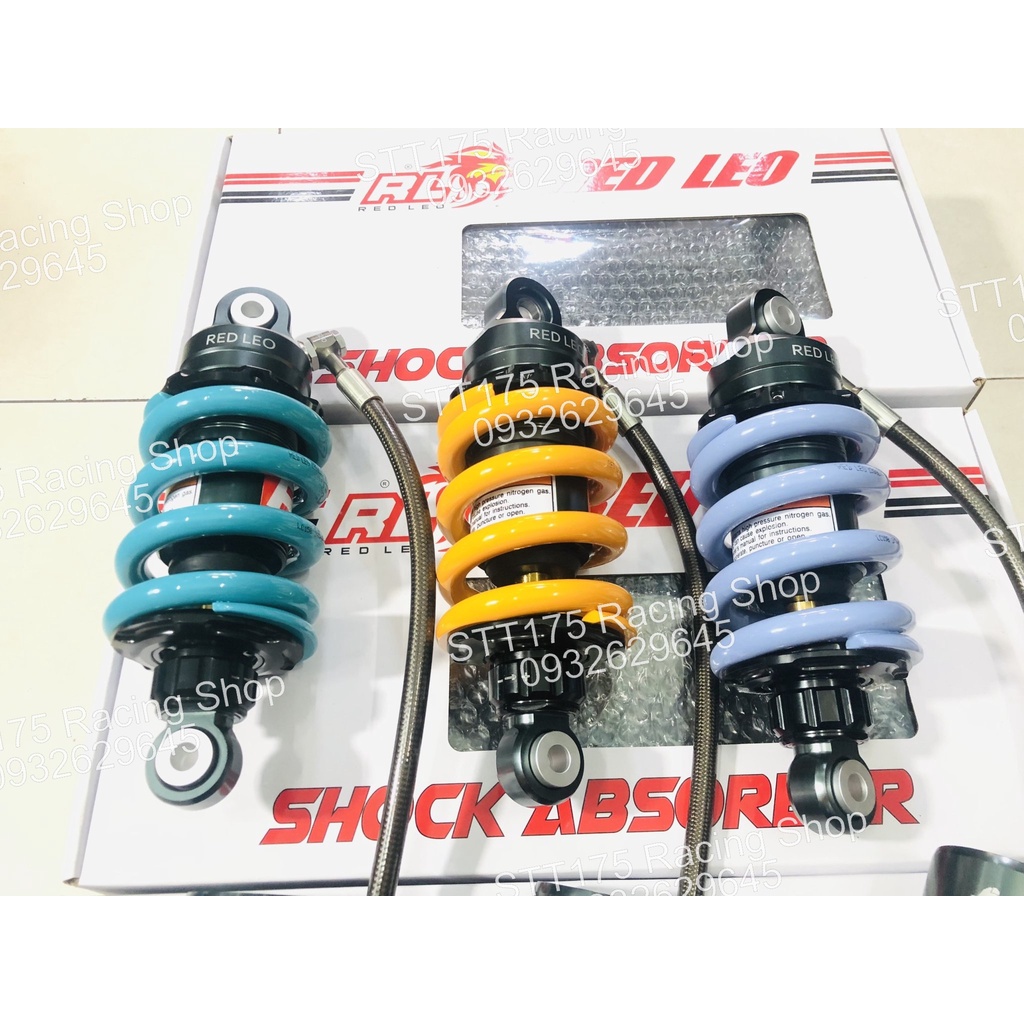 Phuộc Redleo bình dầu EX 150 - Màu Vàng , Xanh , Xám