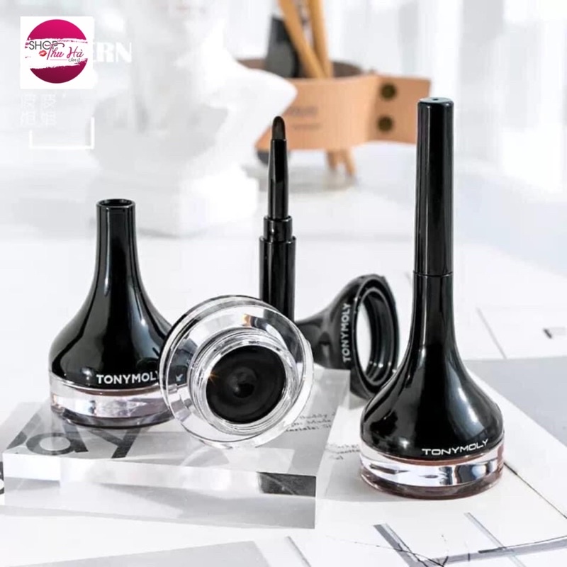 Gel kẻ mắt cao cấp chống lem, chống trôi Tonymoly Backstage Gel Eyeliner 4g