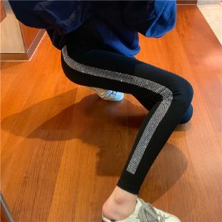 quần legging co giãn đính đá