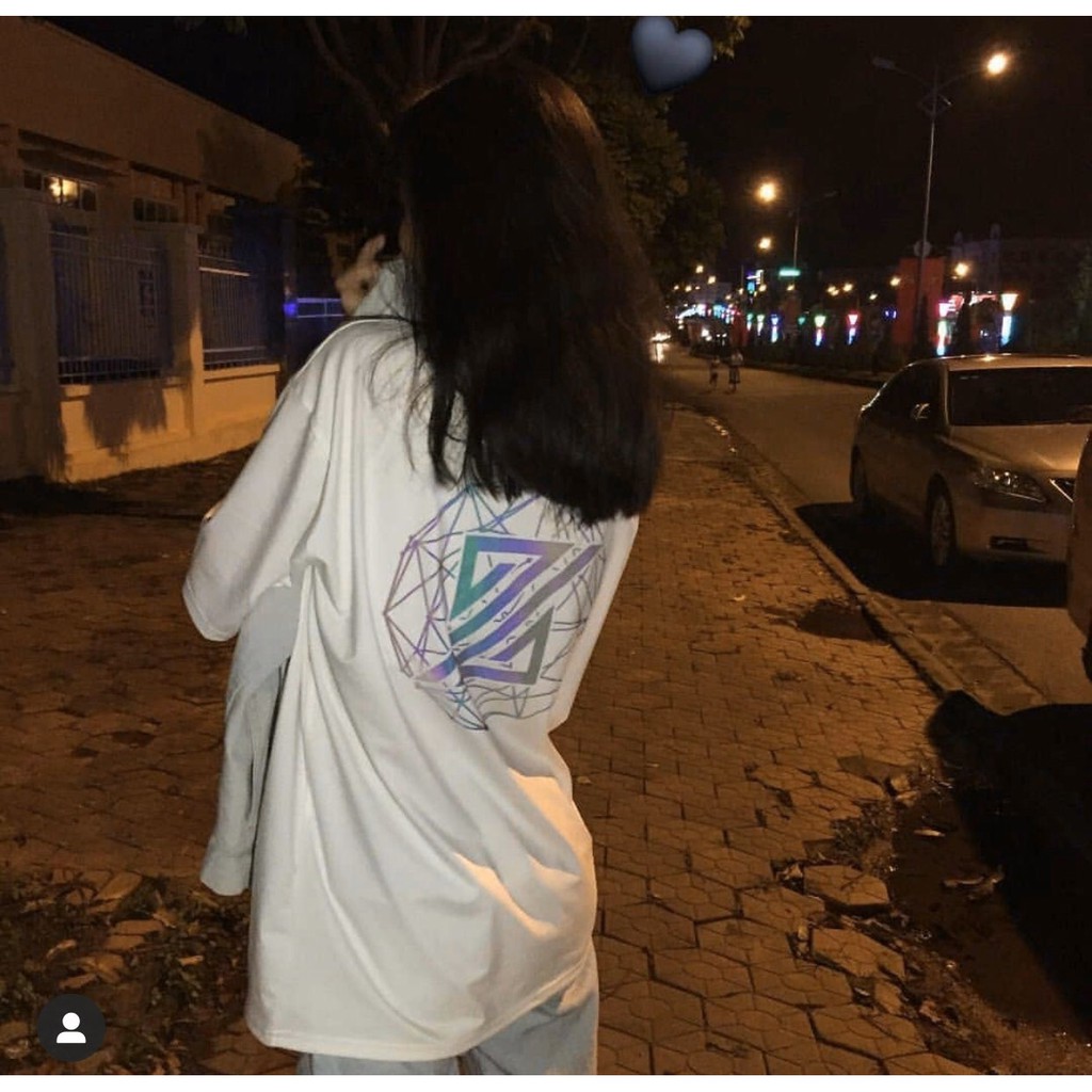 Áo Thun THE ZED In 3D Dạng Phản Quang Unisex From Rộng Trend Mới Vải Mềm Mịn