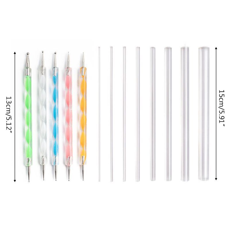 Bộ 13 Dụng Cụ Họa Tiết Mandala Cho Bút Khoan Acrylic