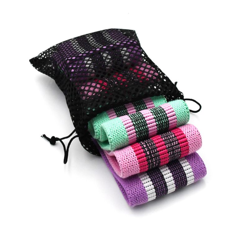 Đai Kháng Lực Bằng Cotton Co Giãn Dùng Tập Thể Hình Cho Chân Và Hông
