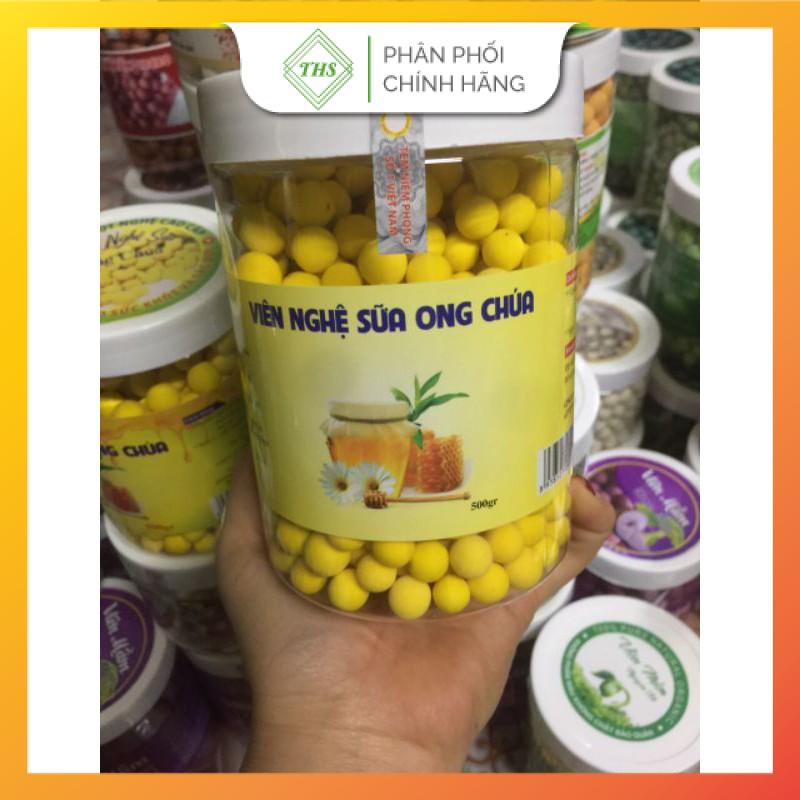 (RẺ NHẤT SHOPEE)500gr Viên Nghệ Sữa Ong Chúa, Đẹp da, Giảm Cân, Phục hồi da mụn,  Có Chứng Nhận An Toàn Thực Phẩm