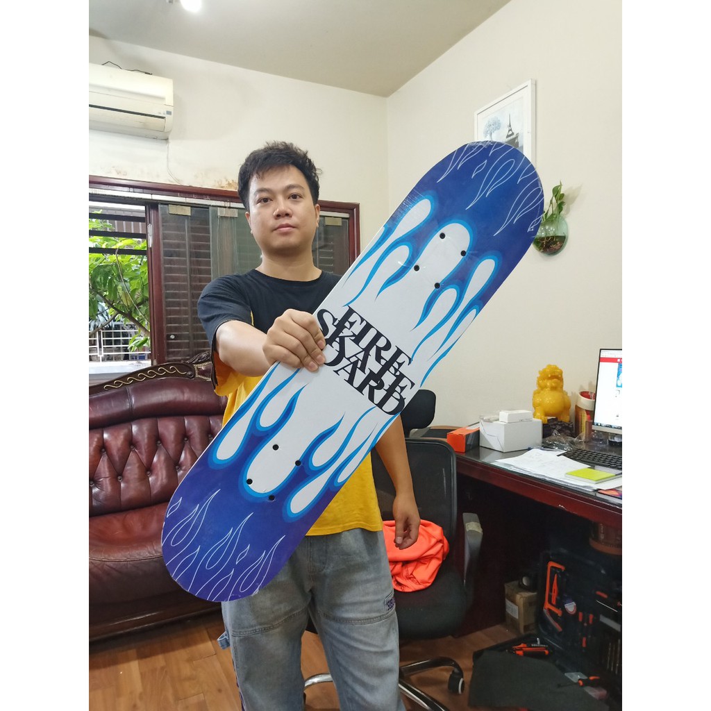 Ván Trượt Skateboard Thể Thao Gỗ Phong Ép 7 Lớp