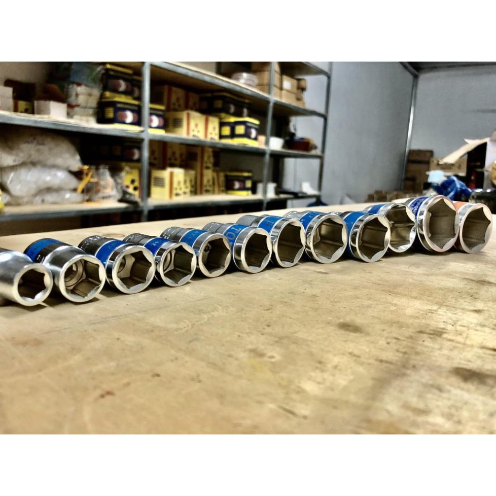 Đầu khẩu vặn ốc lúc giác 6 cạnh  8 10 12 13 14 15 16 17 18 22 23 24 27 30 32