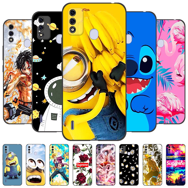 Ốp điện thoại TPU silicon mềm sơn Itel A48 cho Itel A48 Vỏ điện thoại dễ thương