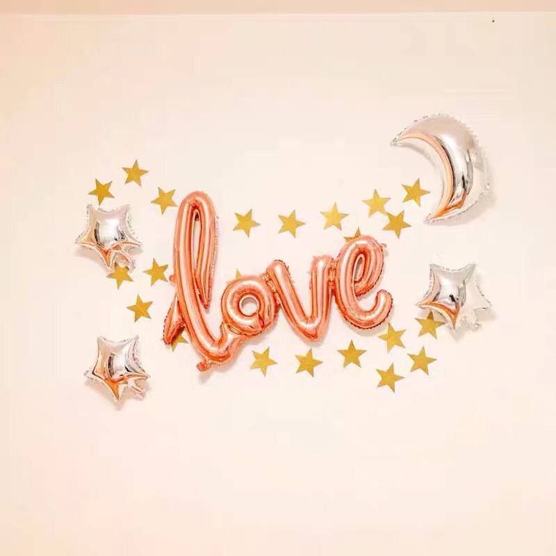 Bóng bay chữ Love liền size to trang trí phòng cưới, trang trí sinh nhật (65x105cm)