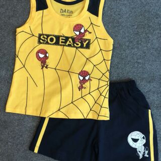 Com bo 2 Bộ cotton bé trai